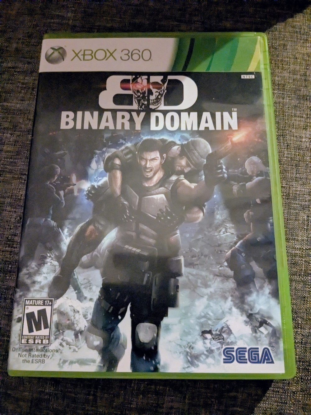 Xbox 360 Binary Domain In Excellent Condition.
